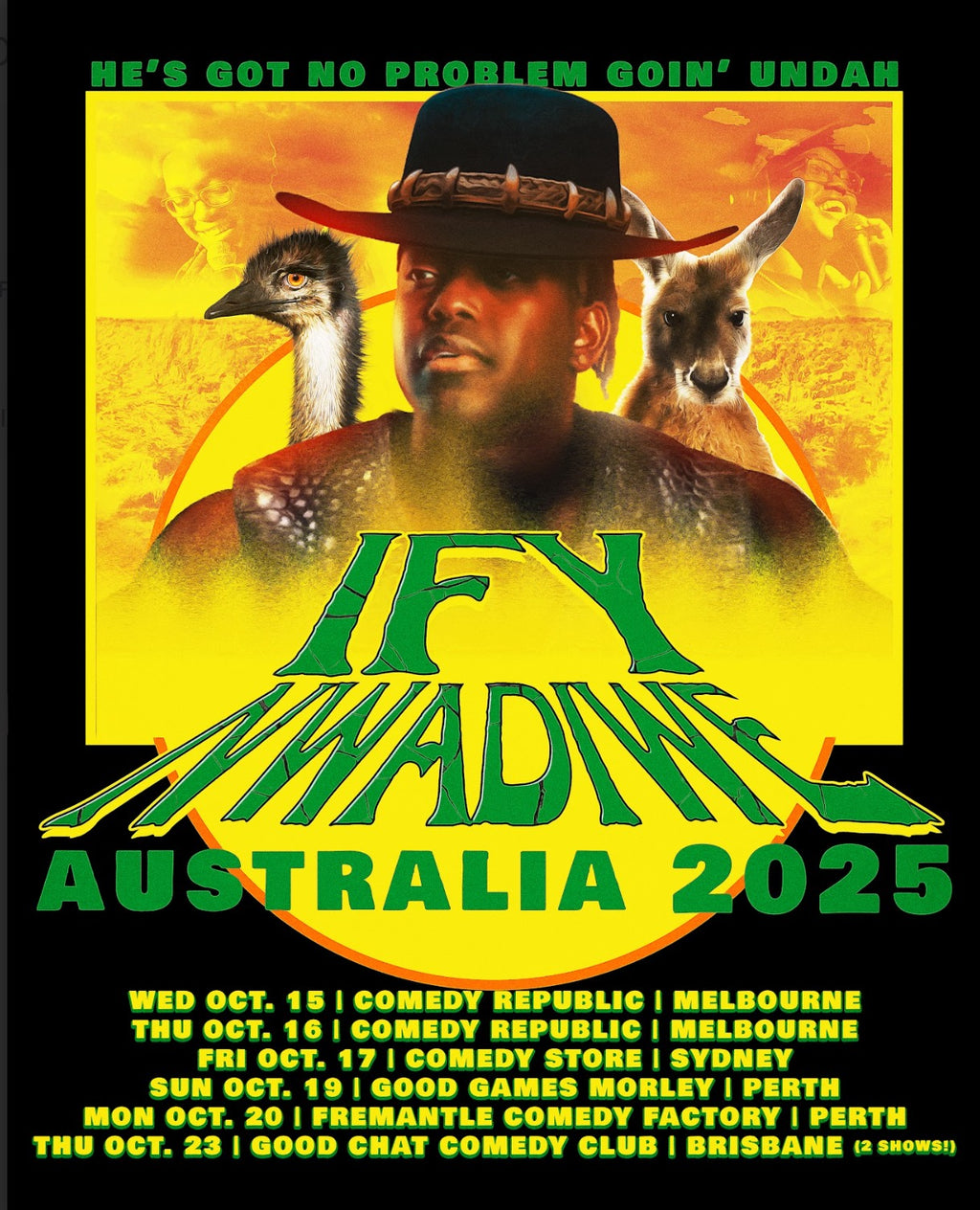 IFY NWADIWE Australia 2025 – Limited Edition Tour Tee PREORDER